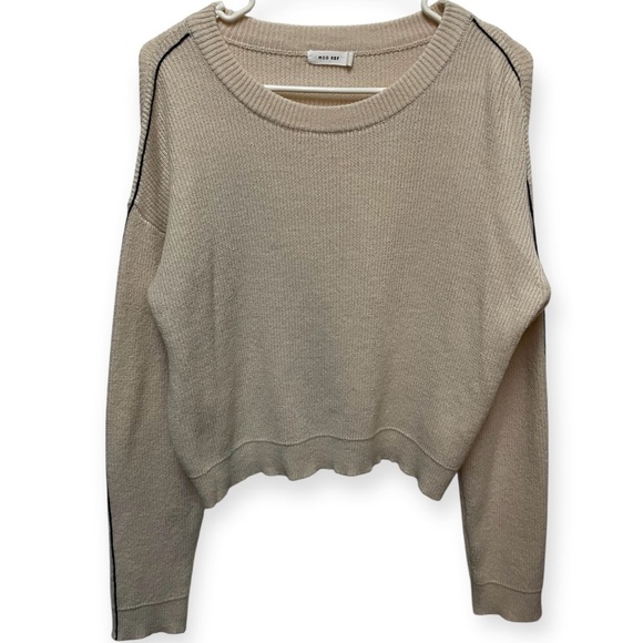 Mod ref chunky knit sweater cream color - Picture 1 of 7